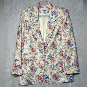 Vintage Katie Brooke Floral Blazer